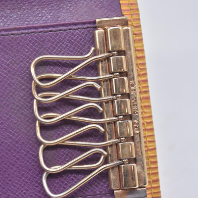 $445 1995 Louis Vuitton Epi Multicles 6 Key Holder Yellow CA0995 CONSIGNMENT 10020908