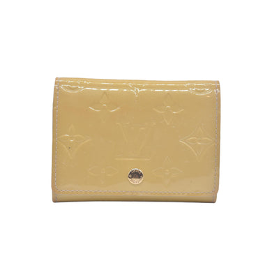 $330 2010 Louis Vuitton Vernis Business Card Holder Dune CA2160 CONSIGNMENT 10020915