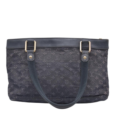 $1050 LOUIS VUITTON Monogram Mini Lucille PM Blue / Navy CONSIGNMENT 10021618