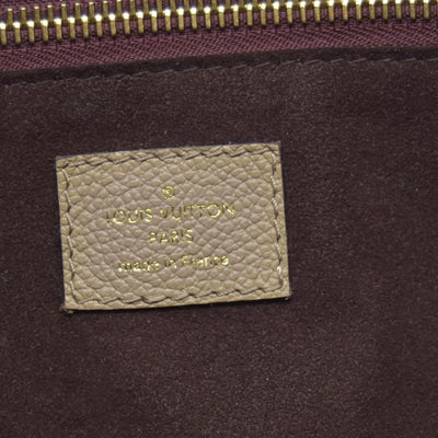 $2710 Louis Vuitton  Empreinte Monogram Giant Neverfull MM Tourterelle Tote