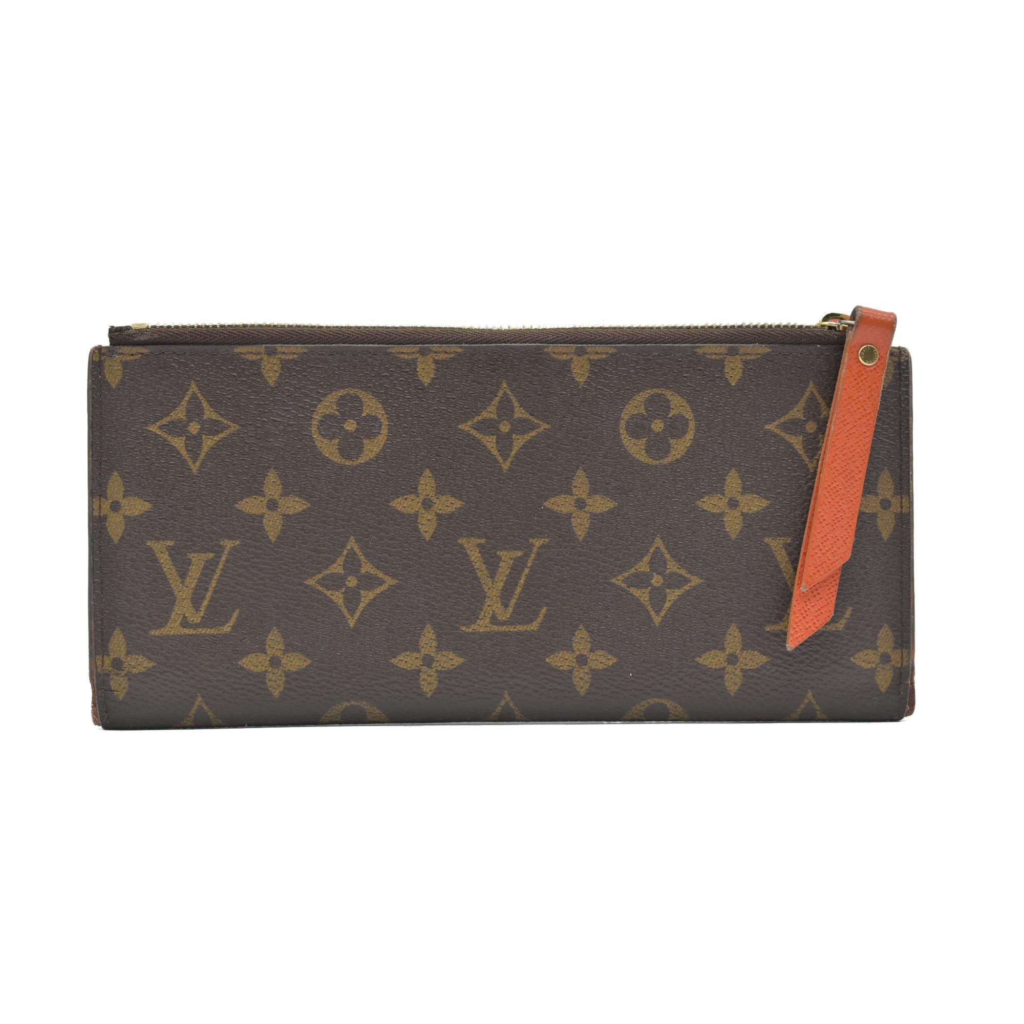 Louis Vuitton Monogram Adele Wallet Coquelicot