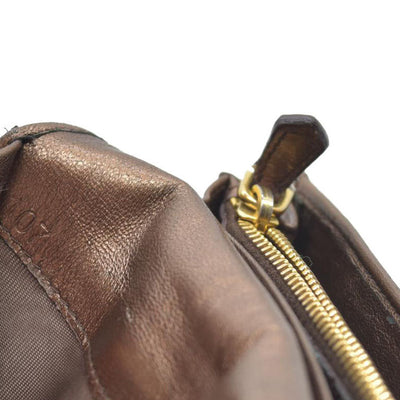 Prada Brown Nappa Gaufre Leather Continental Wallet