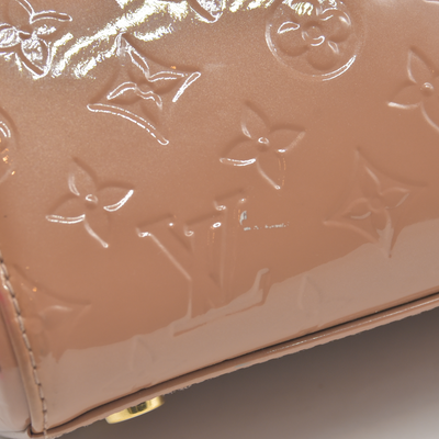$2730 2013 Louis Vuitton Vernis Brea MM Rose Velours DR1113