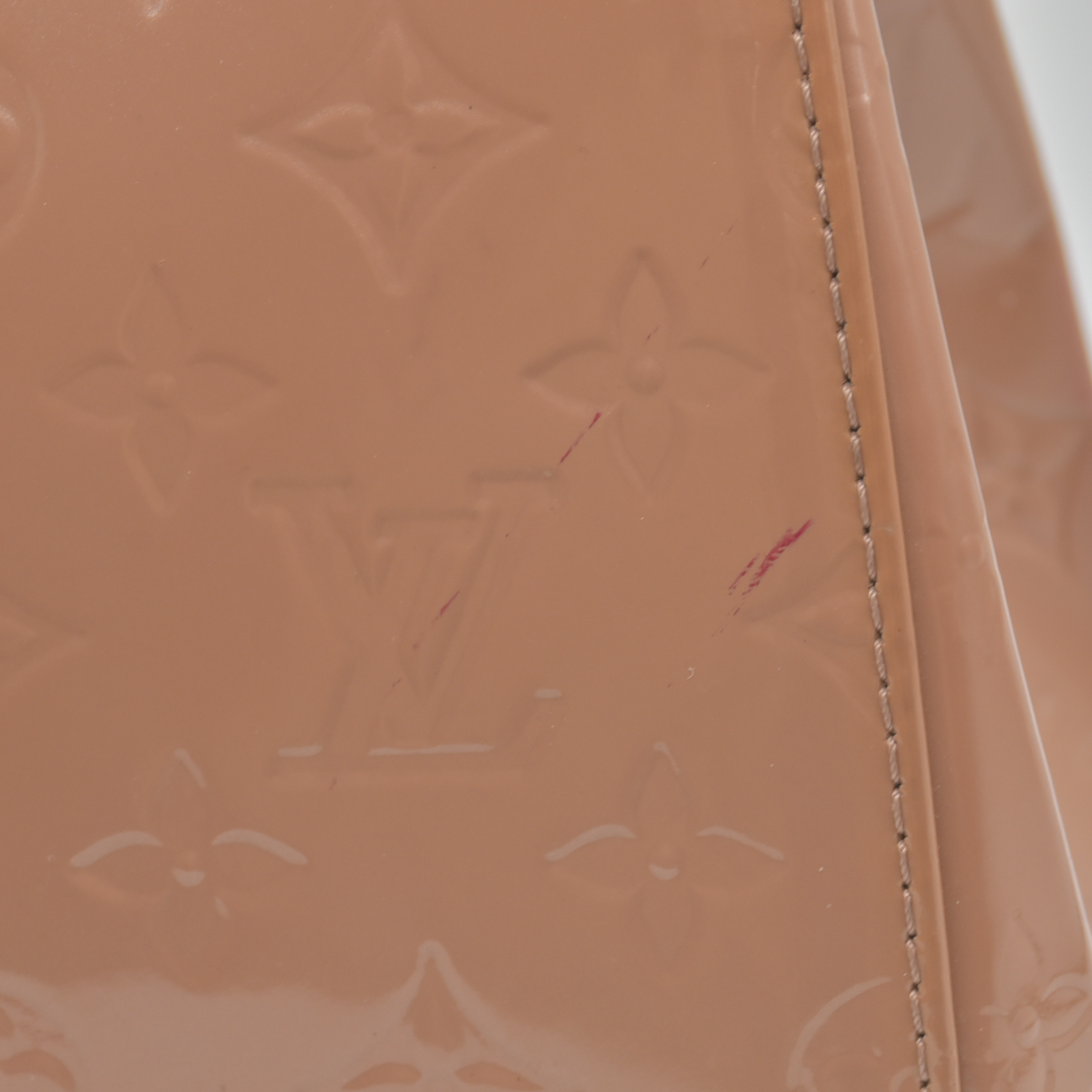 $2730 2013 Louis Vuitton Vernis Brea MM Rose Velours DR1113