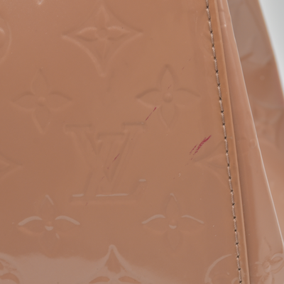 $2730 2013 Louis Vuitton Vernis Brea MM Rose Velours DR1113
