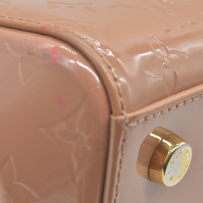 $2730 2013 Louis Vuitton Vernis Brea MM Rose Velours DR1113
