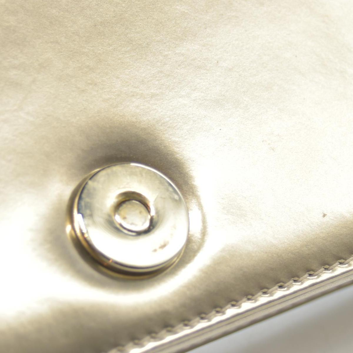 $2700 Christian Dior Cannage Diorama Metallic Silver