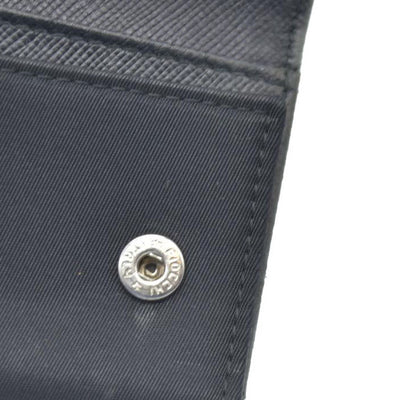 Prada Black Saffiano Leather Key Case Holder