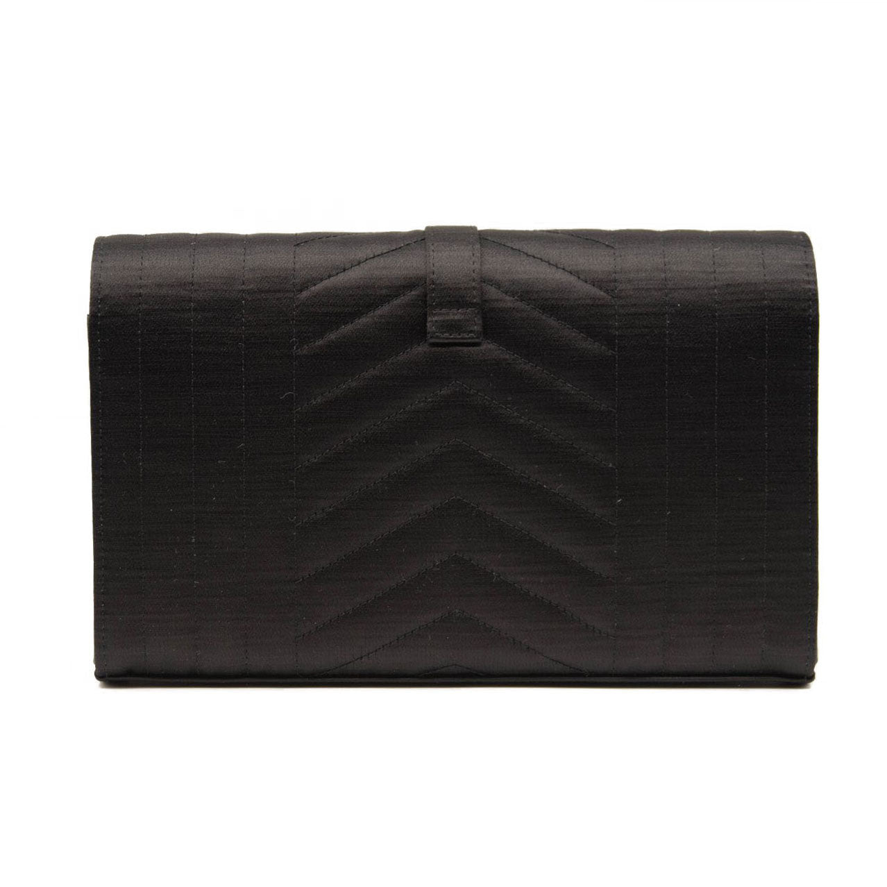 NEW Saint Laurent Envelope Chain Wallet in Mix Matelasse Satin Crossbody