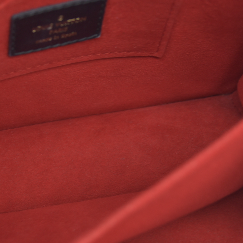 $3550 Louis Vuitton Dauphine Shoulder Bag Limited Edition Fall in Love Monogram Canvas Mini