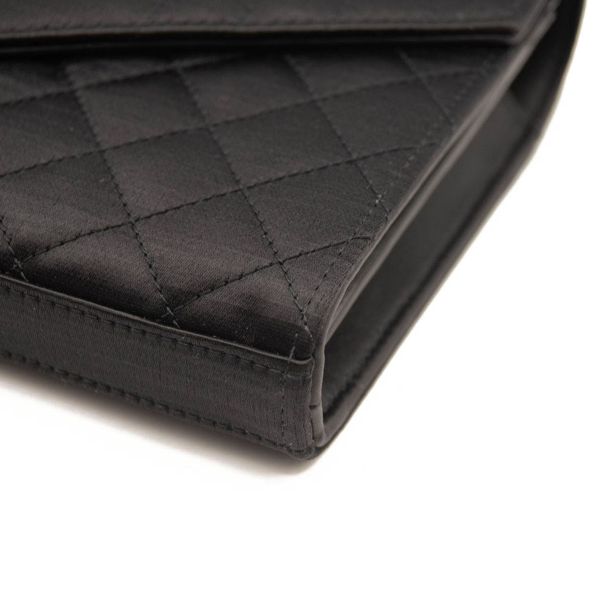 NEW Saint Laurent Envelope Chain Wallet in Mix Matelasse Satin Crossbody