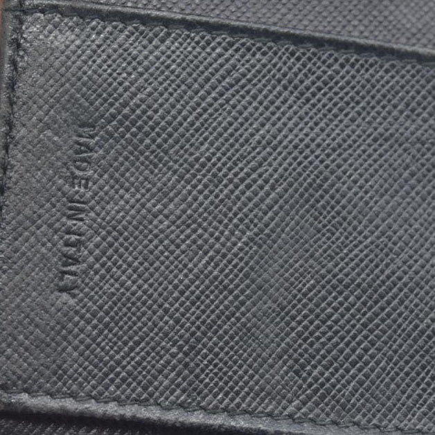 Prada Black Saffiano Leather Key Case Holder