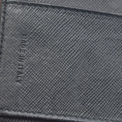 Prada Black Saffiano Leather Key Case Holder