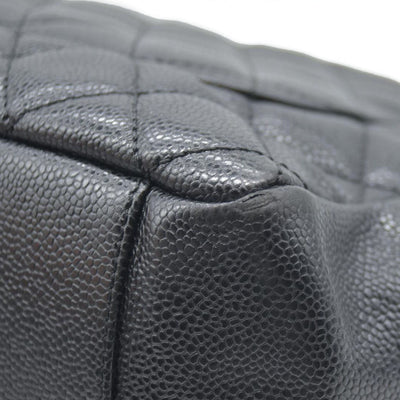 $2900 Chanel  Caviar Quilted Grand Shopping Tote GST Black CONSIGNMENT