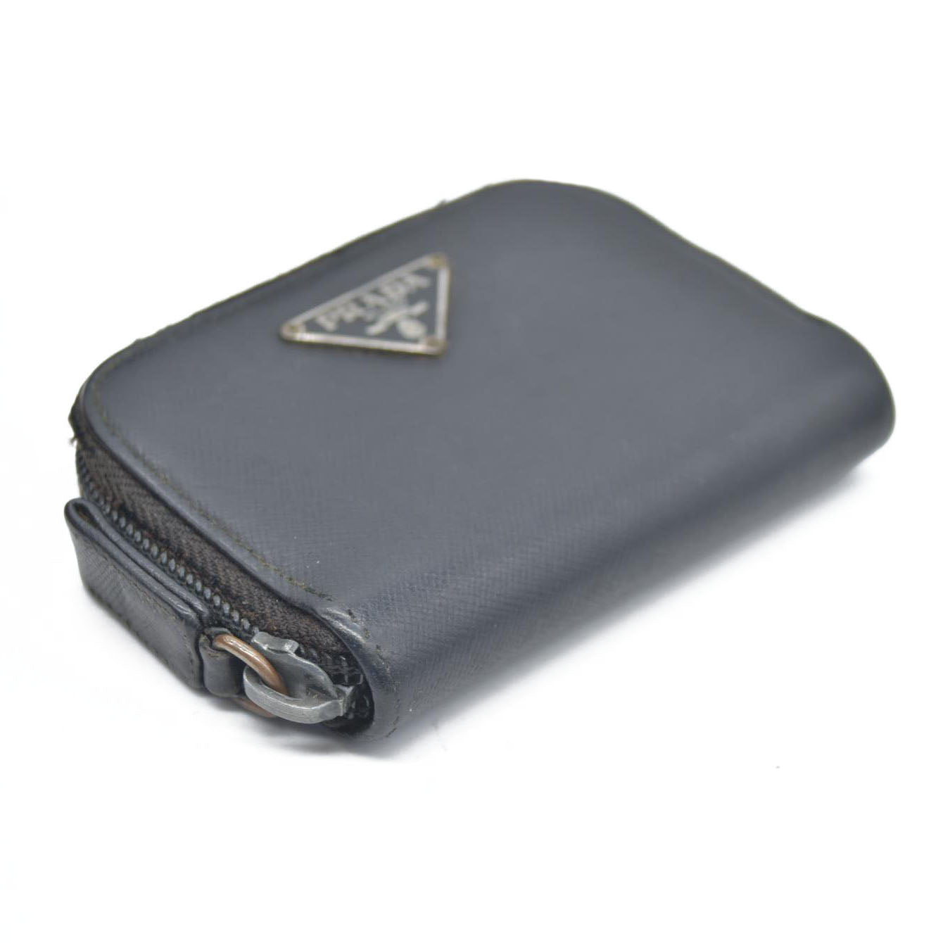 Prada Saffiano Lux Leather Compact Wallet