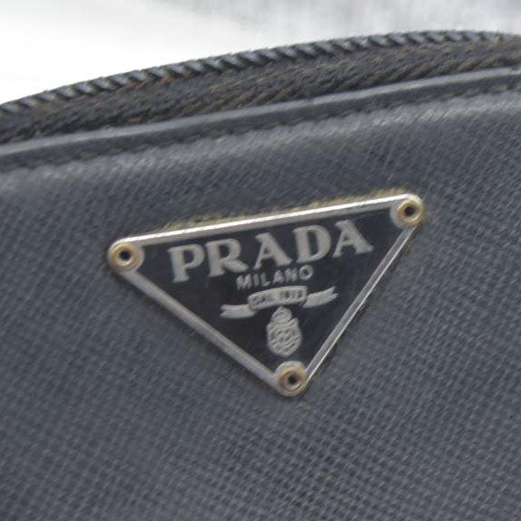 Prada Saffiano Lux Leather Compact Wallet