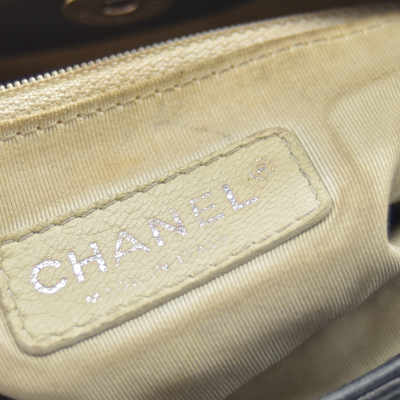 $3320 2011 Chanel Quilted Chain Me Hobo Black Chain Around