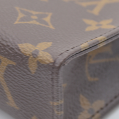 $700 Louis Vuitton  Monogram Toiletry Pouch 15 Fuchsia RFID
