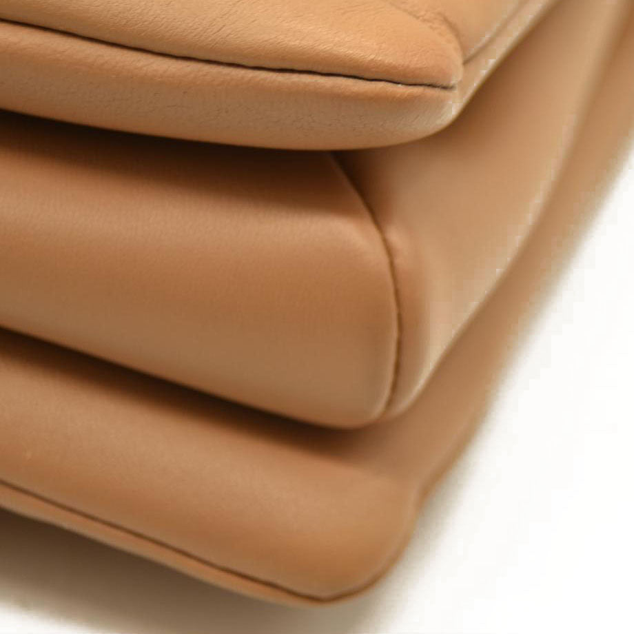 Louis Vuitton  Lambskin Embossed Monogram Coussin PM Camel