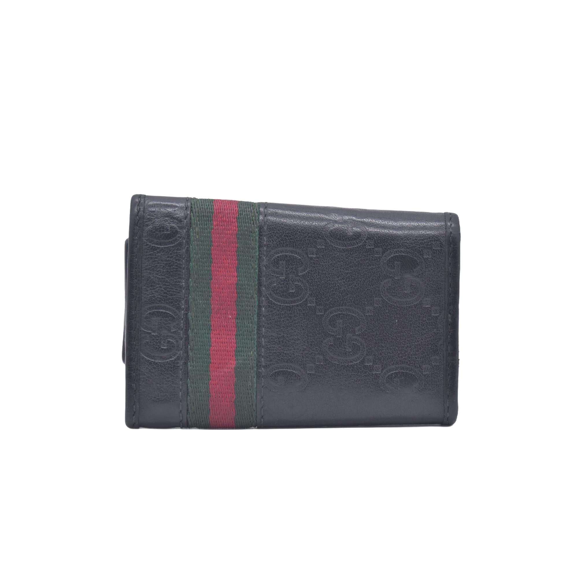 $295 Gucci GG Supreme Key Case CONSIGNMENT