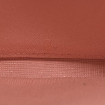 Fendi  Zucca Spalmati Vitello Elite Zip Around Wallet  Ciclamino CONSIGNMENT