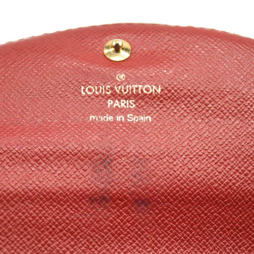 Louis Vuitton Damier Ebene Caissa Wallet Cherry