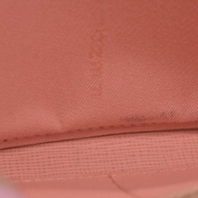 Fendi  Zucca Spalmati Vitello Elite Zip Around Wallet  Ciclamino CONSIGNMENT