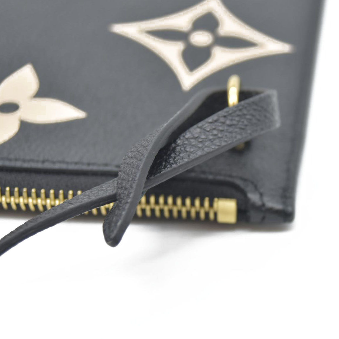 $2710 Louis Vuitton Monogram Empreinte Bicolor Neverfull MM GM Pochette