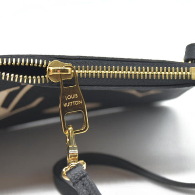 $2710 Louis Vuitton Monogram Empreinte Bicolor Neverfull MM GM Pochette