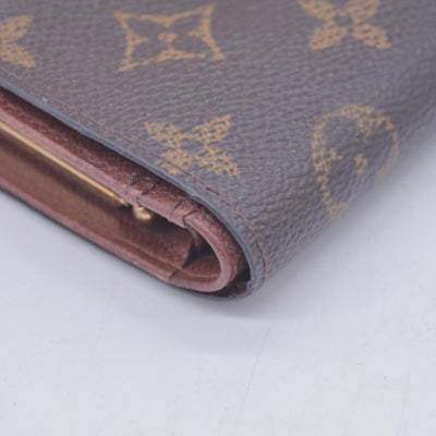 $735 2000 Louis Vuitton French Kiss Lock Monogram Wallet MI0080 CONSIGNMENT 10020917