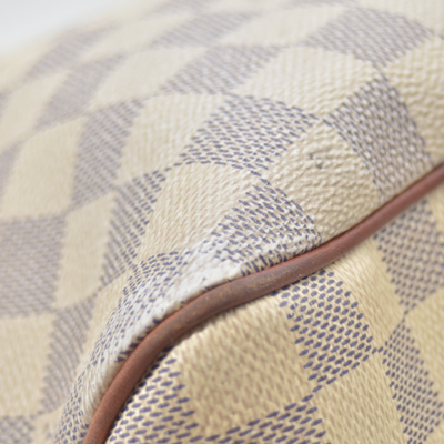 $1250 2017 Louis Vuitton Damier Azur Delightful PM Rose Ballerine RI4127