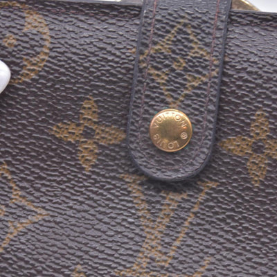 $735 2000 Louis Vuitton French Kiss Lock Monogram Wallet MI0080 CONSIGNMENT 10020917