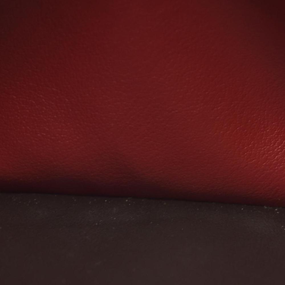 $615 Louis Vuitton Damier Ebene Emilie Wallet Red CONSIGNMENT