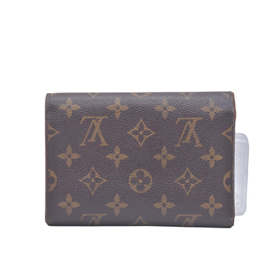 $550 2004 Louis Vuitton Monogram Porte Tresor Etui Papiers Wallet SP0024 CONSIGNMENT