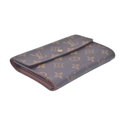 $550 2004 Louis Vuitton Monogram Porte Tresor Etui Papiers Wallet SP0024 CONSIGNMENT