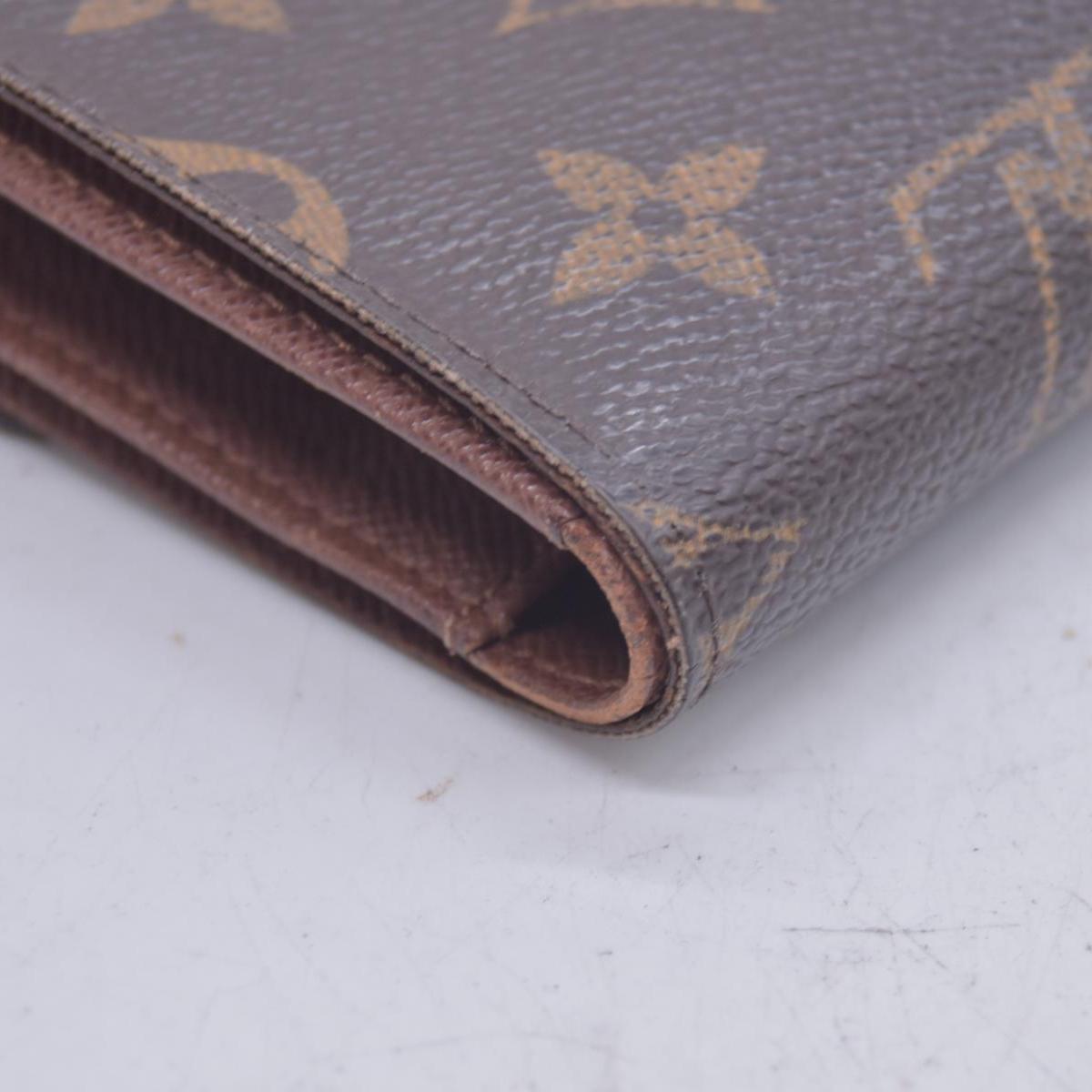 $550 2004 Louis Vuitton Monogram Porte Tresor Etui Papiers Wallet SP0024 CONSIGNMENT