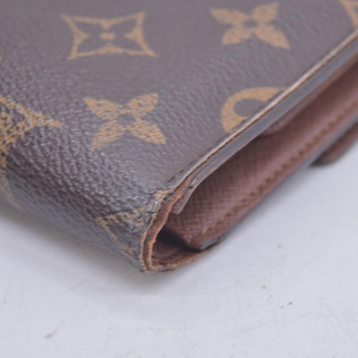 $550 2004 Louis Vuitton Monogram Porte Tresor Etui Papiers Wallet SP0024 CONSIGNMENT
