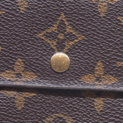 $550 2004 Louis Vuitton Monogram Porte Tresor Etui Papiers Wallet SP0024 CONSIGNMENT