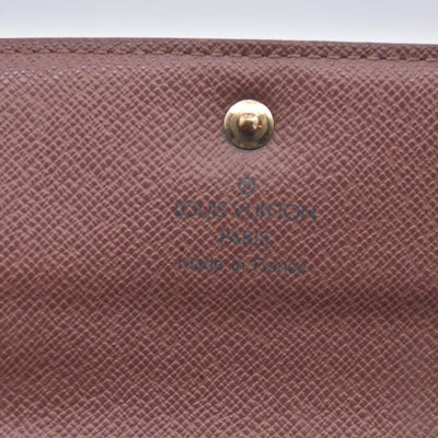 $550 2004 Louis Vuitton Monogram Porte Tresor Etui Papiers Wallet SP0024 CONSIGNMENT