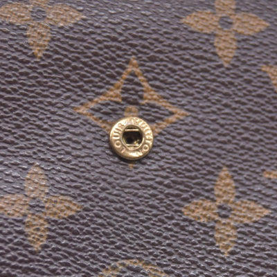 $550 2004 Louis Vuitton Monogram Porte Tresor Etui Papiers Wallet SP0024 CONSIGNMENT