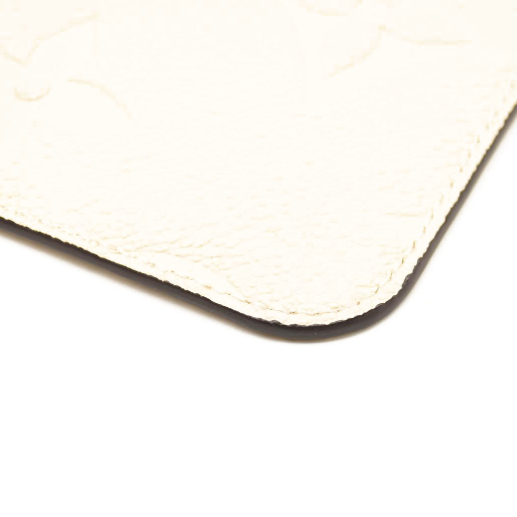 LOUIS VUITTON Empreinte Monogram Giant Neverfull MM Cream