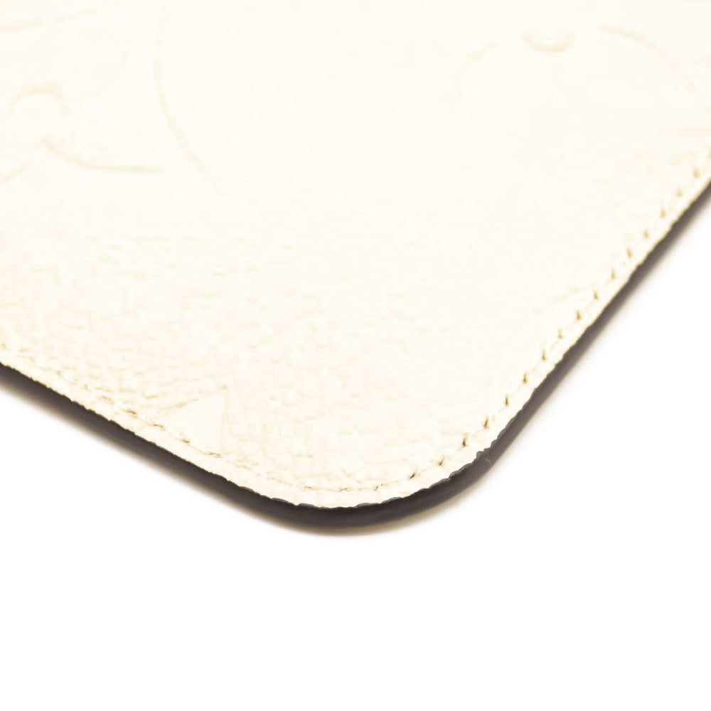 LOUIS VUITTON Empreinte Monogram Giant Neverfull MM Cream