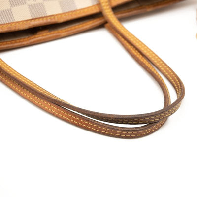 Louis Vuitton Neverfull PM Damier Azur White Tote