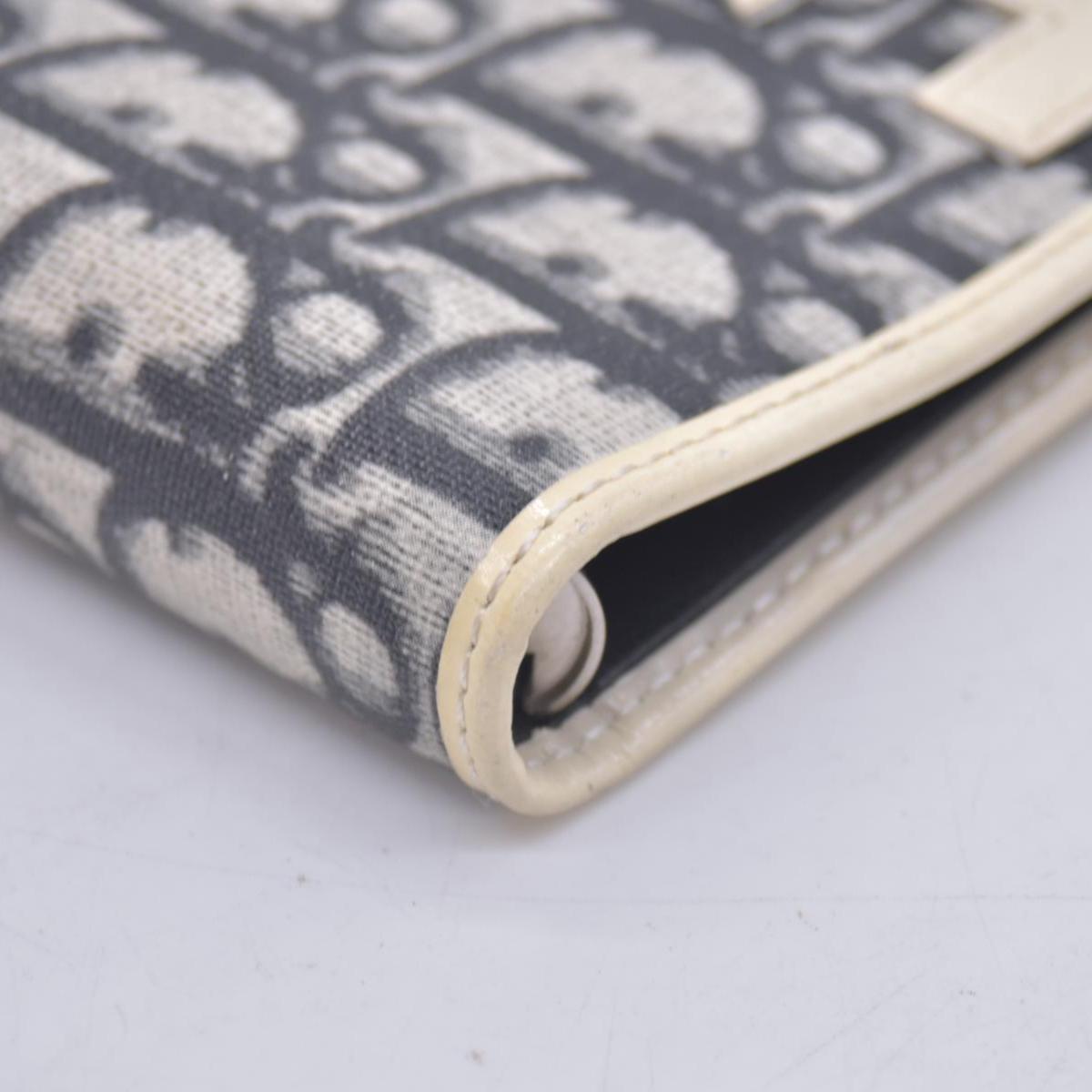 $450 Christian Dior Vintage Blue White Diorissimo Canvas PM Notebook Planner Agenda CONSIGNMENT 10020911
