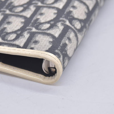 $450 Christian Dior Vintage Blue White Diorissimo Canvas PM Notebook Planner Agenda CONSIGNMENT 10020911