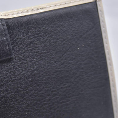 $450 Christian Dior Vintage Blue White Diorissimo Canvas PM Notebook Planner Agenda CONSIGNMENT 10020911