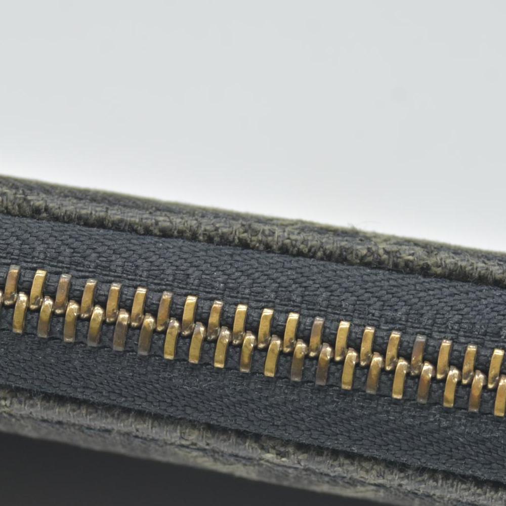 $1060 LOUIS VUITTON Monogram Denim Zippy Round Zipper Long Wallet CONSIGNMENT