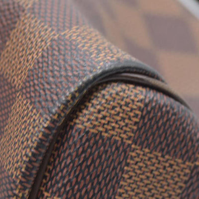 $1940 Louis Vuitton Damier Ebene Speedy Bandouliere 25