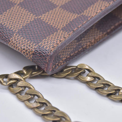 $490 1998 Louis Vuitton Damier Ebene Bucket 23 Pouch AR0958