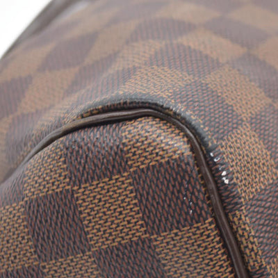 $1940 Louis Vuitton Damier Ebene Speedy Bandouliere 25